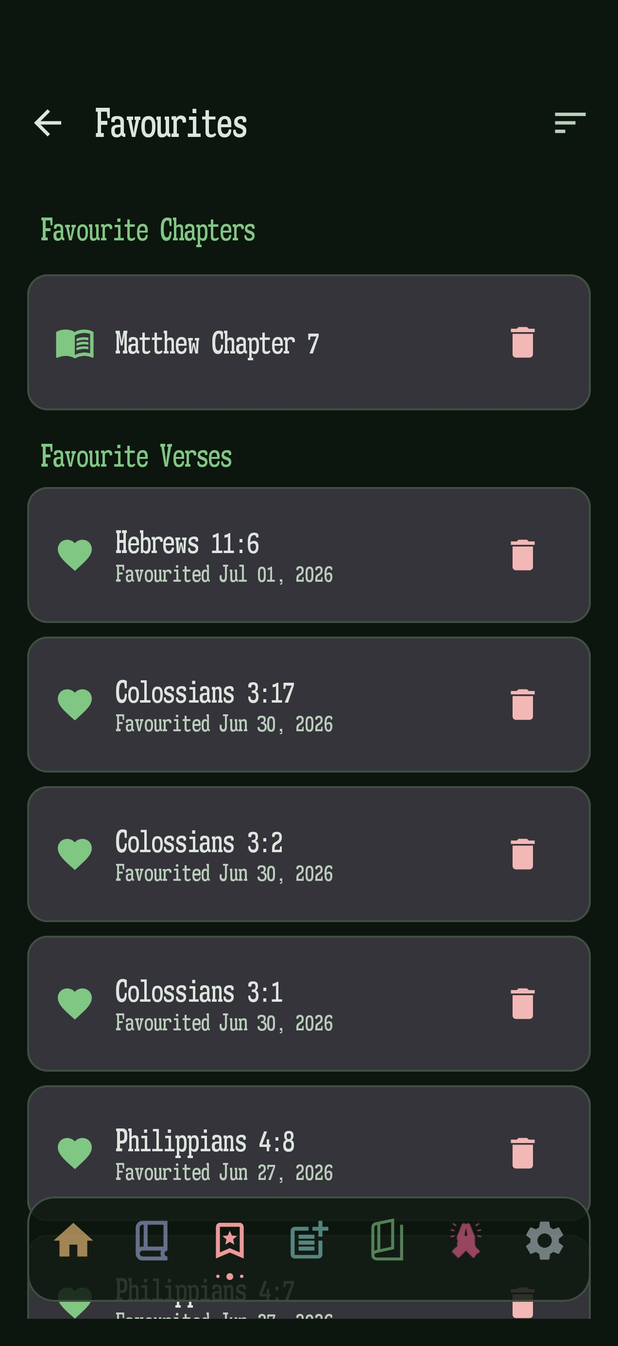 Biblr bible study companion app screenshot